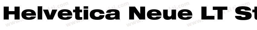 Helvetica Neue LT Std 93字体转换
